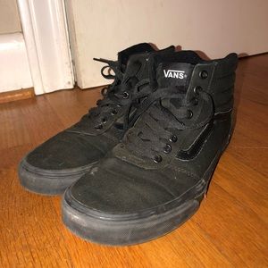 Black Vans Hi-Tops